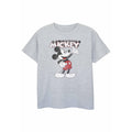 Gray - Front - Disney Girls Presents Mickey Mouse T-Shirt