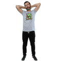 Heather Grey - Side - DC Bombshells Mens Poison Ivy Button Heather T-Shirt