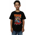 Black - Back - Thor Boys Thwak Cotton T-Shirt