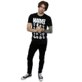 Black - Side - Marvel Comics Mens Head Cotton T-Shirt