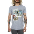 Sports Grey - Front - Frozen Mens Olaf Polaroid T-Shirt