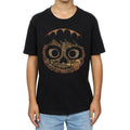 Black - Front - Coco Boys Miguel Face Cotton T-Shirt