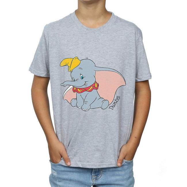 Sports Grey - Front - Dumbo Boys Classic T-Shirt