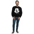 Black - Lifestyle - Disney Mens Mickey Mouse Face Sweatshirt