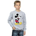 Sports Grey - Back - Disney Boys Classic Mickey Mouse Sweatshirt