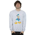 Sports Grey - Back - Disney Mens Classic Donald Duck Sweatshirt