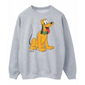Sports Grey - Front - Disney Mens Classic Pluto Sweatshirt