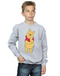 Sports Grey - Back - Winnie the Pooh Boys Classic Sweatshirt