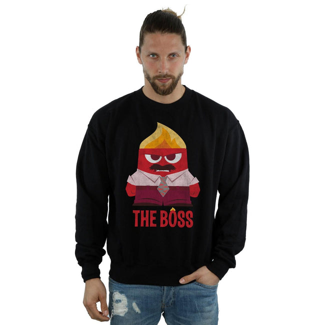 Black - Lifestyle - Inside Out Mens The Boss Anger Sweatshirt