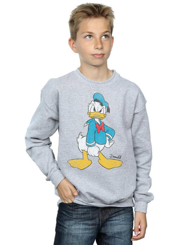 Sports Grey - Lifestyle - Disney Boys Angry Donald Duck Sweatshirt