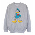 Sports Grey - Front - Disney Boys Angry Donald Duck Sweatshirt