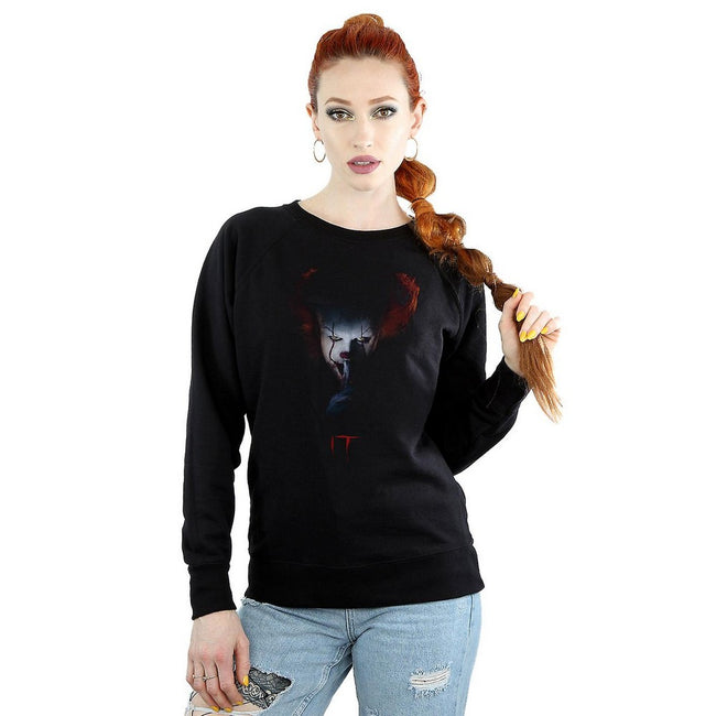 Black - Back - It Womens-Ladies Pennywise Quiet Sweatshirt