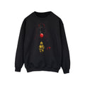 Black - Front - It Womens-Ladies Pennywise Shadow Sweatshirt