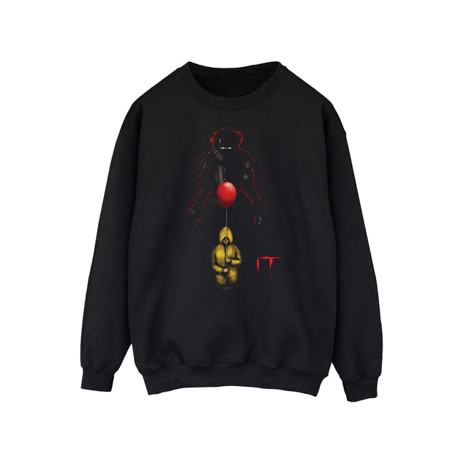 Black - Front - It Womens-Ladies Pennywise Shadow Sweatshirt