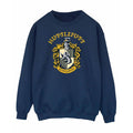 Navy Blue - Front - Harry Potter Mens Hufflepuff Cotton Sweatshirt