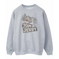 Sports Grey - Front - Tom and Jerry Mens Wink Sweatshirt