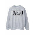 Sports Grey - Front - Marvel Womens-Ladies Outline Logo Sweatshirt