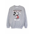 Sports Grey - Front - Disney Girls Presents Mickey Mouse Sweatshirt