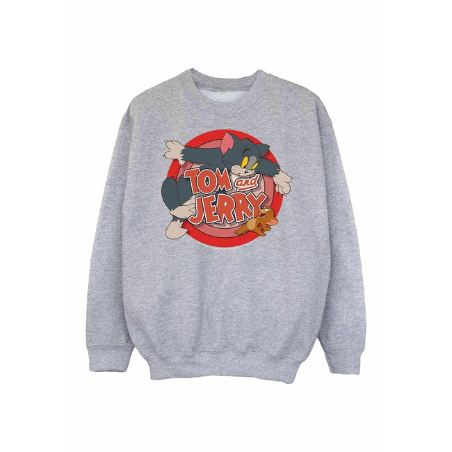 Sports Grey - Front - Tom and Jerry Boys Classic Catch Sweatshirt