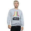 Sports Grey - Back - Star Wars Mens Rainbow Sweatshirt