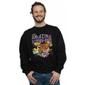 Black - Back - Scooby Doo Mens The Amazing Scooby Sweatshirt