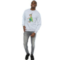 Heather Grey - Side - Peter Pan Mens Classic Sweatshirt