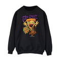 Black - Front - Scooby Doo Mens Pizza Ghost Sweatshirt