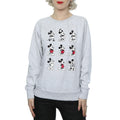 Heather Grey - Back - Disney Womens-Ladies Mickey Mouse Evolution Sweatshirt