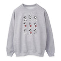 Heather Grey - Front - Disney Womens-Ladies Mickey Mouse Evolution Sweatshirt