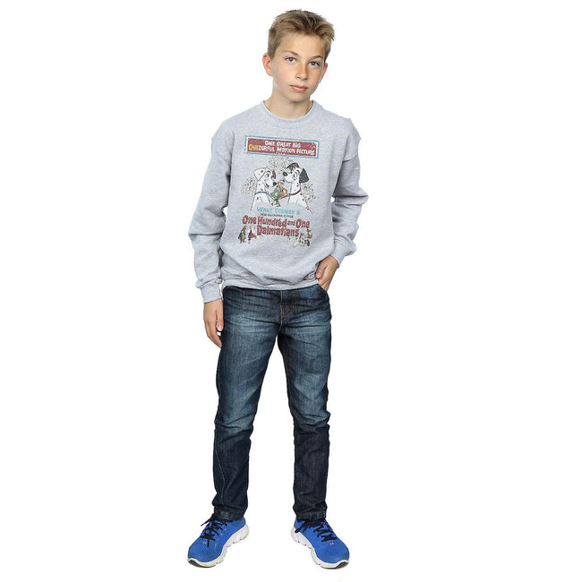 Sports Grey - Lifestyle - 101 Dalmatians Boys Poster Sweatshirt