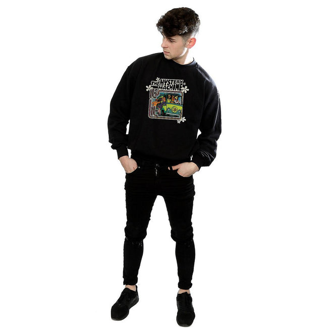 Black - Side - Scooby Doo Mens The Mystery Machine Sweatshirt