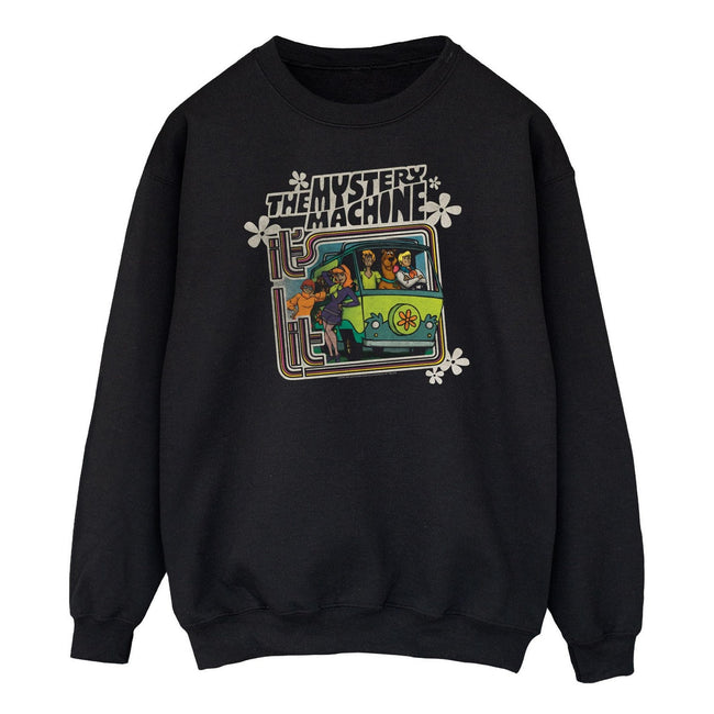 Black - Front - Scooby Doo Mens The Mystery Machine Sweatshirt
