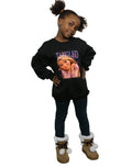 Black - Close up - Tangled Girls Rapunzel Montage Sweatshirt