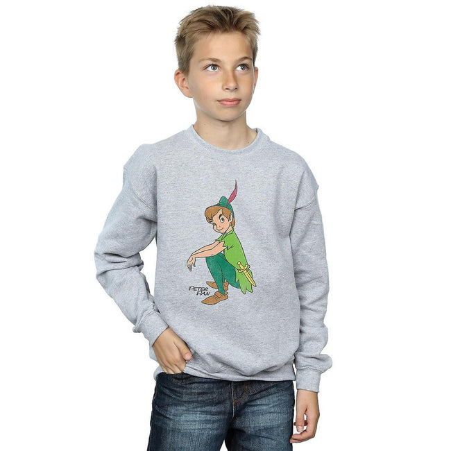 Sports Grey - Side - Peter Pan Boys Sweatshirt