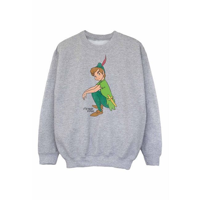 Sports Grey - Front - Peter Pan Boys Sweatshirt