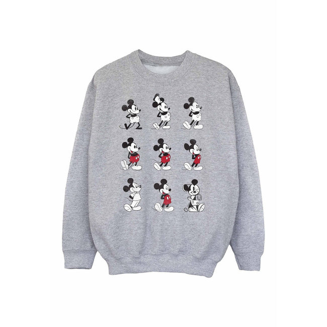 Sports Grey - Front - Disney Boys Mickey Mouse Evolution Sweatshirt