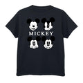 Black - Front - Disney Boys Mickey Mouse T-Shirt