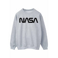 Sports Gray - Front - NASA Mens Modern Logo Sweatshirt