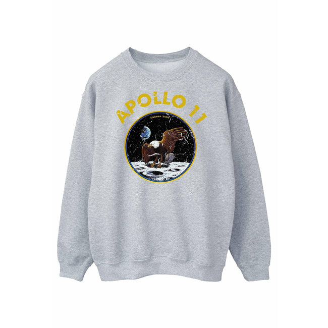 Sports Gray - Front - NASA Mens Classic Apollo 11 Sweatshirt