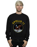 Black - Back - NASA Mens Classic Apollo 11 Sweatshirt