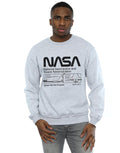 Sports Gray - Back - NASA Mens Space Shuttle Sweatshirt