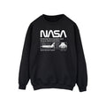 Black - Front - NASA Mens Space Shuttle Sweatshirt