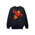 Black - Front - Iron Man Boys Sweatshirt