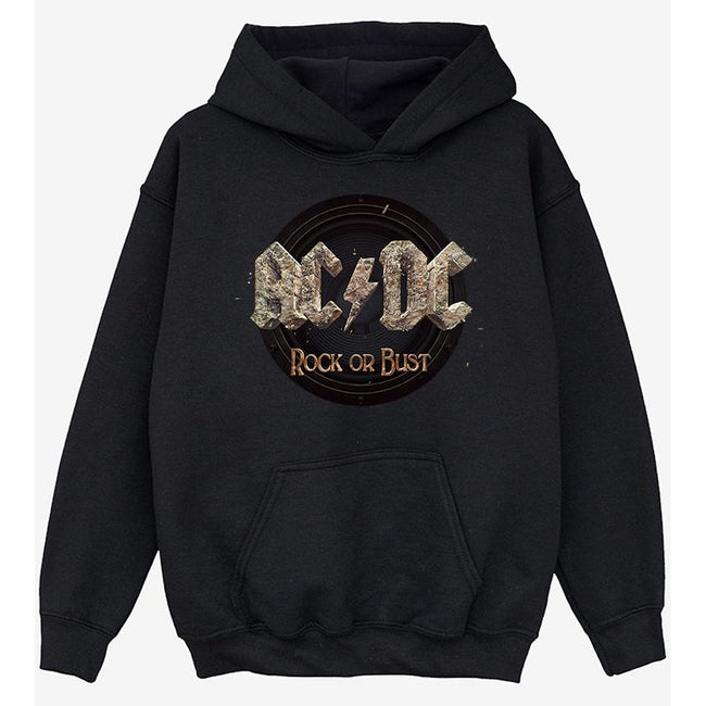 Black - Front - AC-DC Girls Rock Or Bust Hoodie