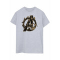 Sports Grey - Front - Avengers Infinity War Mens Character T-Shirt