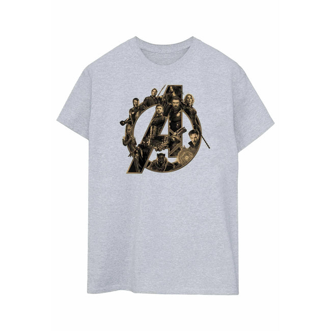 Sports Grey - Front - Avengers Infinity War Mens Character T-Shirt