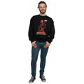 Black - Side - Deadpool Mens Hey You Cotton Sweatshirt