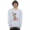 Sports Grey - Back - Pinocchio Mens Classic Sweatshirt
