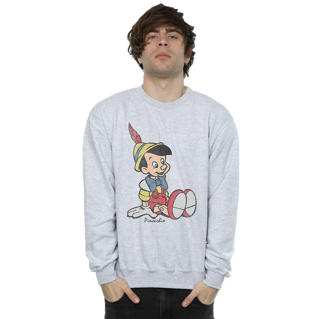 Sports Grey - Back - Pinocchio Mens Classic Sweatshirt