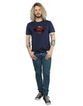 Navy Blue - Lifestyle - Superman Mens Logo Cotton T-Shirt